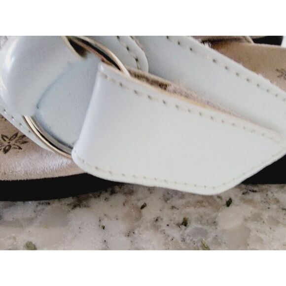 Therafit 9 White Women's Comfort‎ Thong Sandals Arch Support Size 9 - Picture 7 of 9